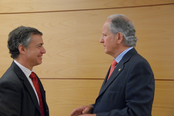 Iñigo Urkullu y Juan Mari Atutxa