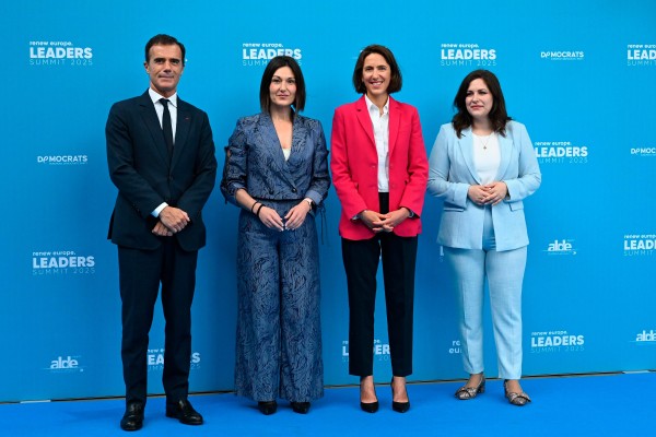 Oihane Agirregoitia Renew Europeko liderren goi-bileran Bruselan Oihane Agirregoitia Renew Europeko liderren goi-bileran Bruselan