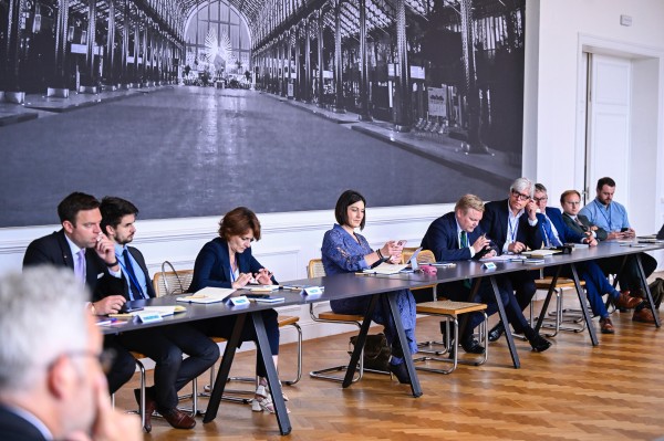 Oihane Agirregoitia Renew Europeko liderren goi-bileran Bruselan Oihane Agirregoitia Renew Europeko liderren goi-bileran Bruselan
