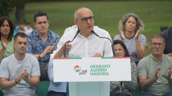 Mitin de balance de mitad de legislatura foral y municipal en Amurrio
