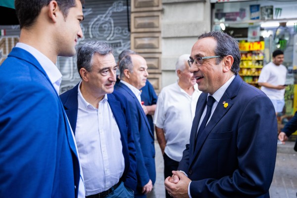 Aitor Esteban eta Joseba Diez Antxustegi 2025eko Diadan