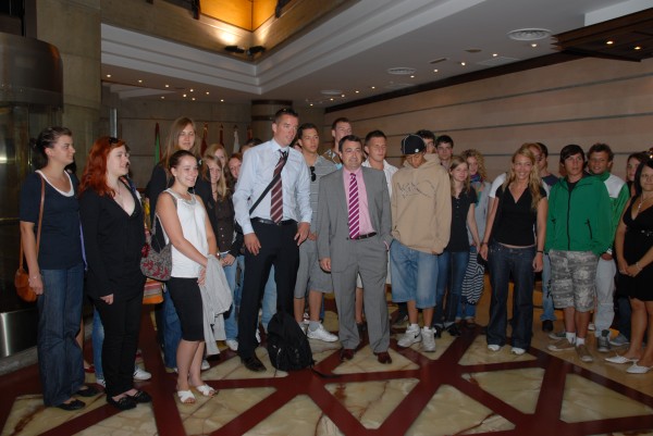 Visita de estudiantes de Bavaria