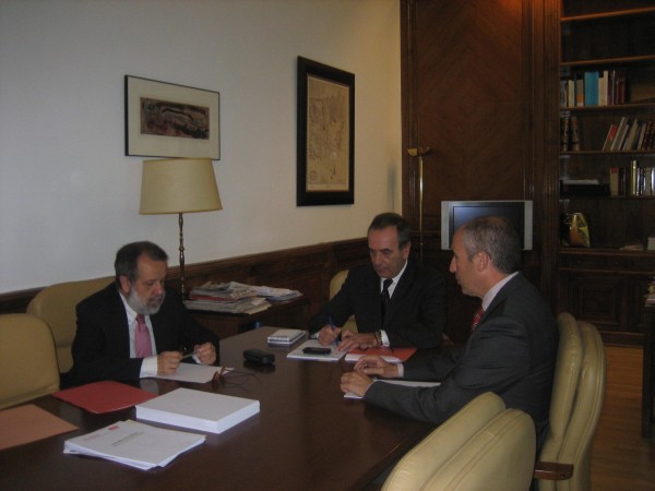 José Antonio Alonso eta Josu Erkorekaren arteko bilera