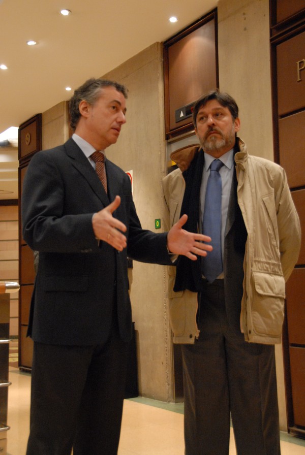 Iñigo Urkullu y el Embajador de Brasil 