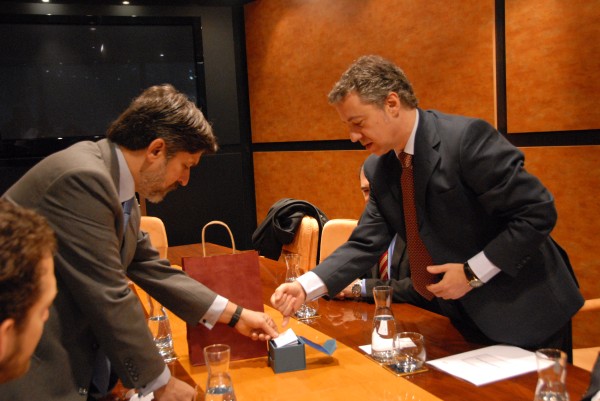 Iñigo Urkullu y el Embajador de Brasil 