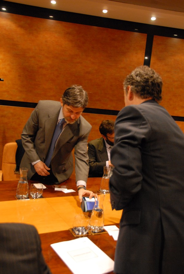 Iñigo Urkullu y el Embajador de Brasil 