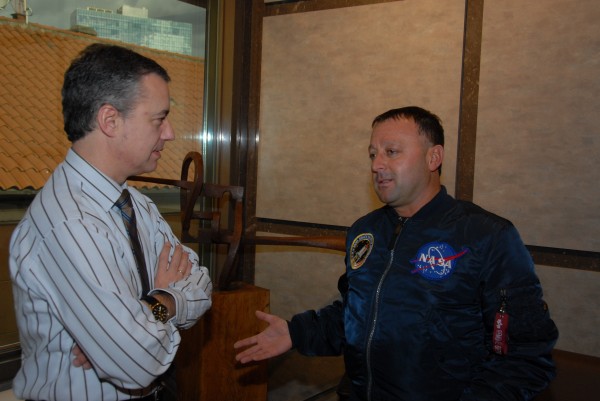 Josu Feijoo visita a Iñigo Urkullu