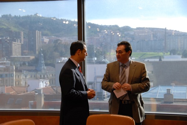 Rafael Anchia eta Iñigo Urkulluren arteko bilera