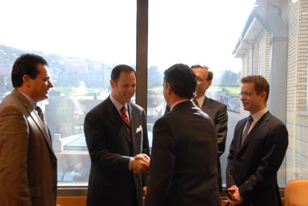 Rafael Anchia eta Iñigo Urkulluren arteko bilera