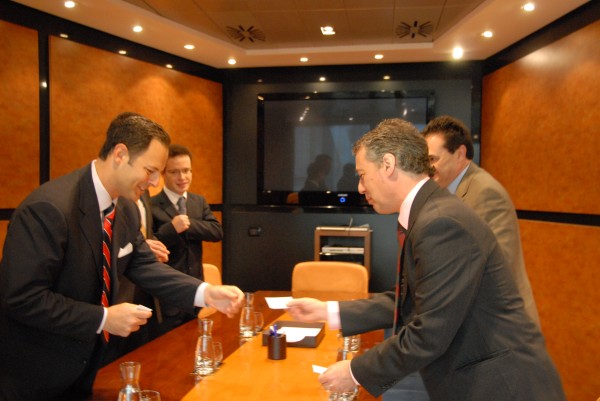 Rafael Anchia eta Iñigo Urkulluren arteko bilera