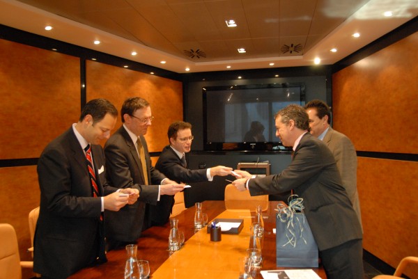 Rafael Anchia eta Iñigo Urkulluren arteko bilera