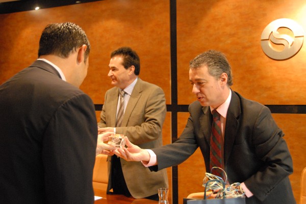 Rafael Anchia eta Iñigo Urkulluren arteko bilera