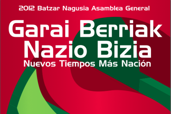Batzar Nagusia Garai Berriak Nazio Bizia EAJ-PNV