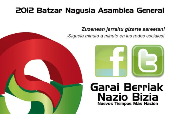Batzar Nagusia Garai Berriak Nazio Bizia EAJ-PNV