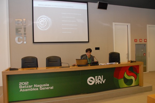 Batzar Nagusia EAJ-PNV Belen Greaves