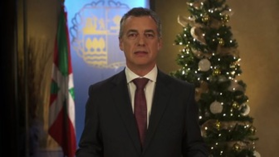 Mensaje fin de año 2013 Lehendakari Urkullu a la sociedad vasca