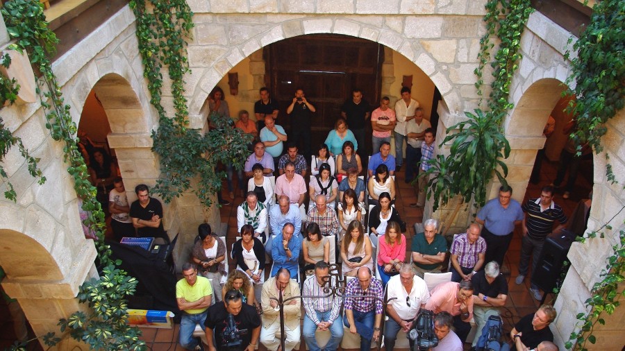 Iñigo Urkullu - Balmasedan Enkarterriko EAJko alkatek eta zinegotziekin