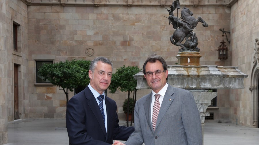 Reunión Artur Mas e Iñigo Urkullu