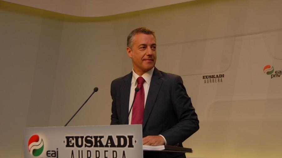 Hauteskunde programaren aurkezpena. Iñigo Urkullu