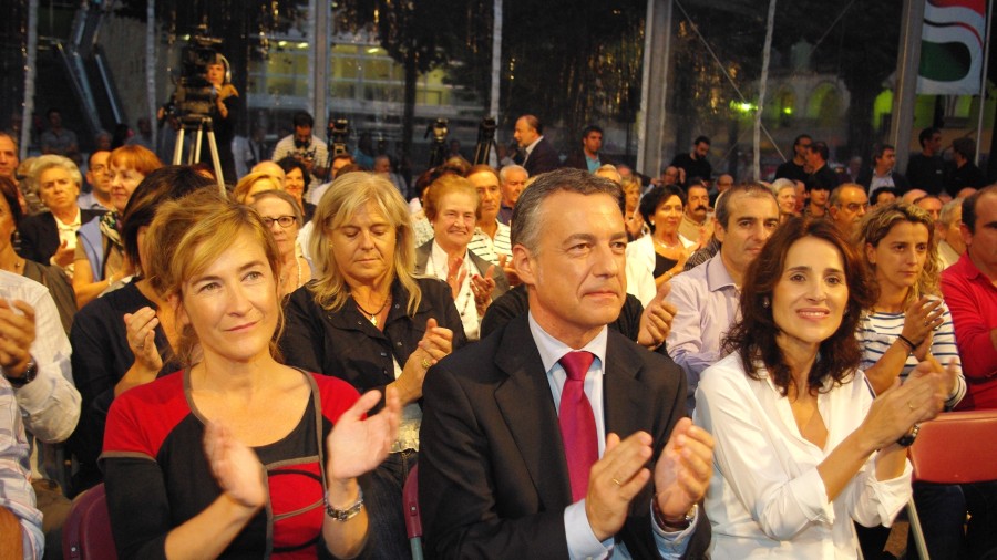 Iñigo Urkullu Eibarren