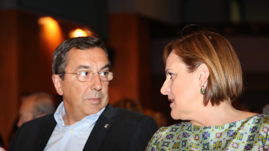 Itxaso Atutxa y Jose Luis Bilbao en Basauri