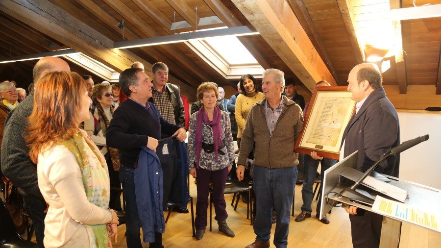 Andoni Ortuzar y Xabier Agirre en Ozaeta