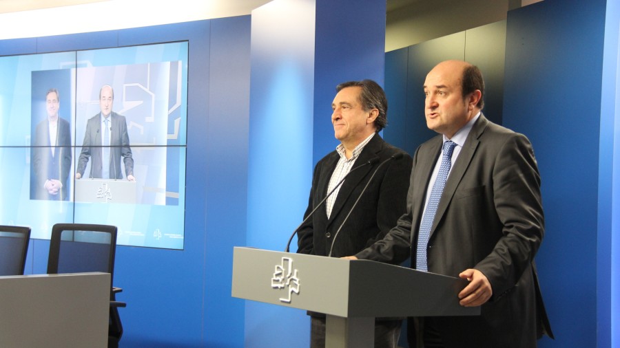 Prentsaurrekoa Andoni Ortuzar Legebiltzarrean