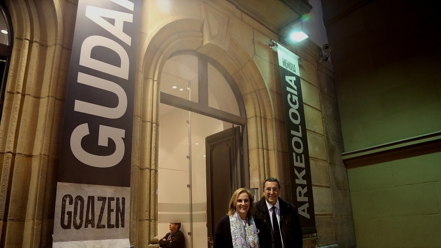 EAJ-PNV Bilboko Goazen Gudari Danok erakusketaren hasieran