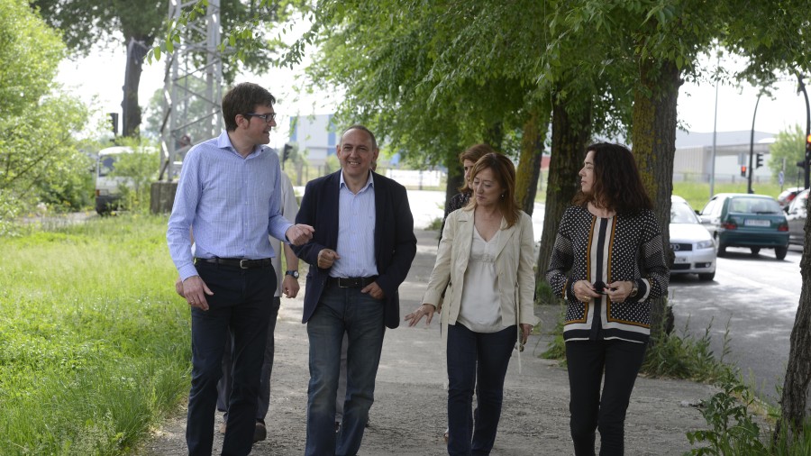 Gorka Urtaran eta Ramiro Gonzalez, industrialdearen hobekuntzari buruz