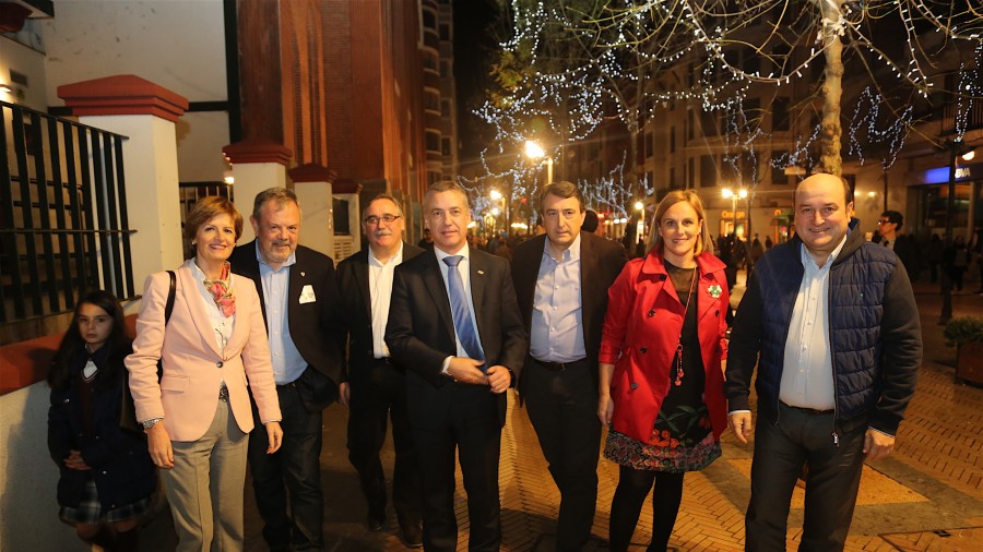 Mitina Barakaldon - Aitor Esteban, Iñigo Urkullu, Andoni Ortuzar