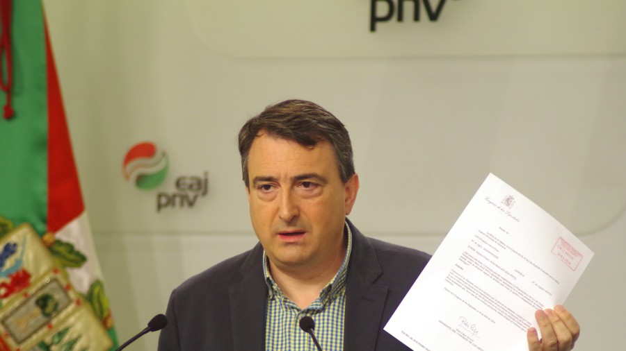 Aitor Esteban. 2016ko apirilaren 16a