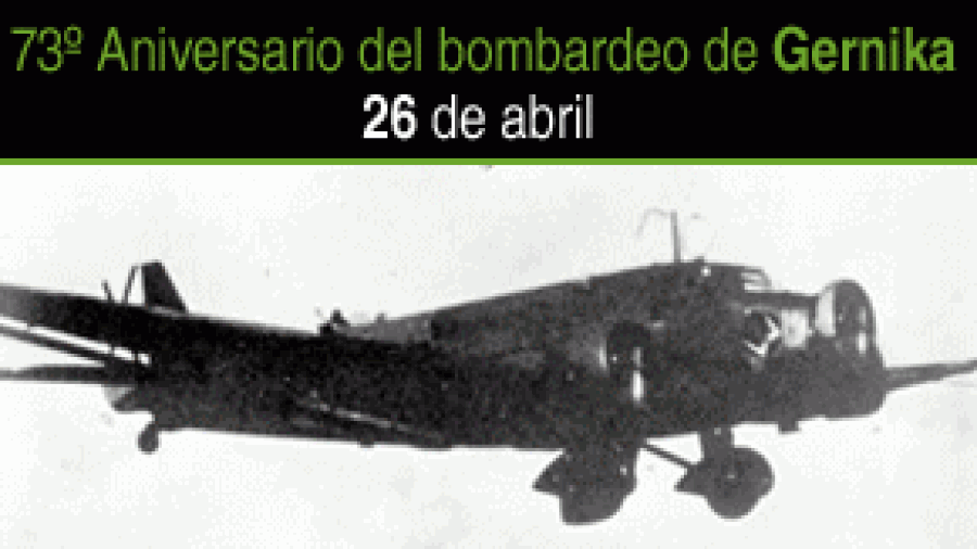 Gernikako bonbardaketaren 73. urteurrena