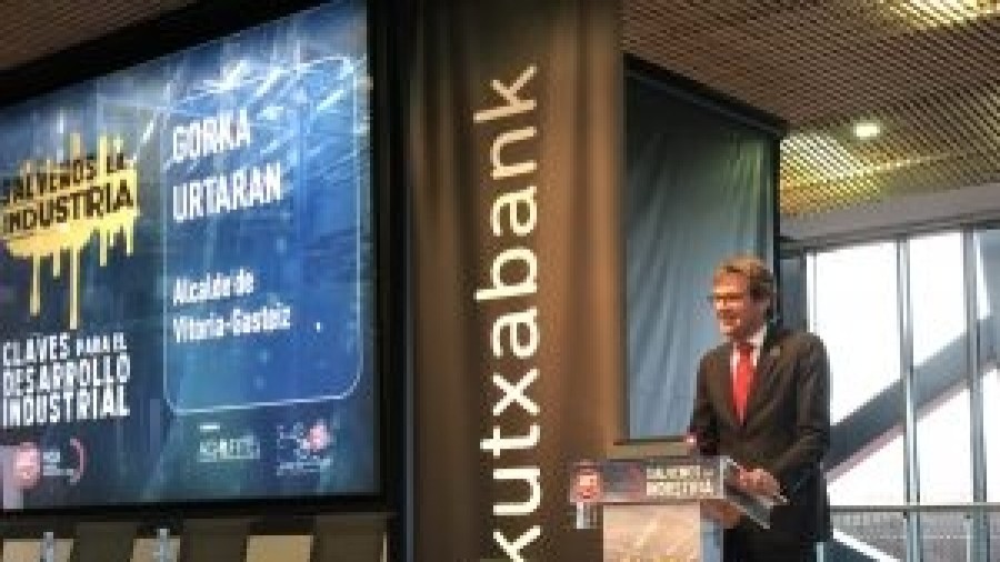 Gorka Urtaran presenta a Vitoria-Gasteiz como un espacio atractivo para que la industria dé respuestas innovadoras a sus retos Gorka Urtaran presenta a Vitoria-Gasteiz como un espacio atractivo para que la industria dé respuestas innovadoras a sus retos