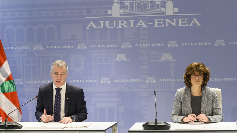 El Lehendakari Urkullu anuncia un “Plan de Transición a la Nueva Normalidad”