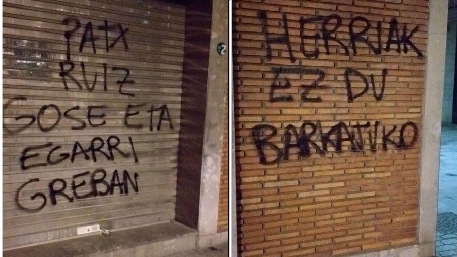 El BBB condena los ataques en los batzokis de Repélega y Mungia, últimos ejemplos de la intolerable secuencia de sabotajes sufridos esta semana