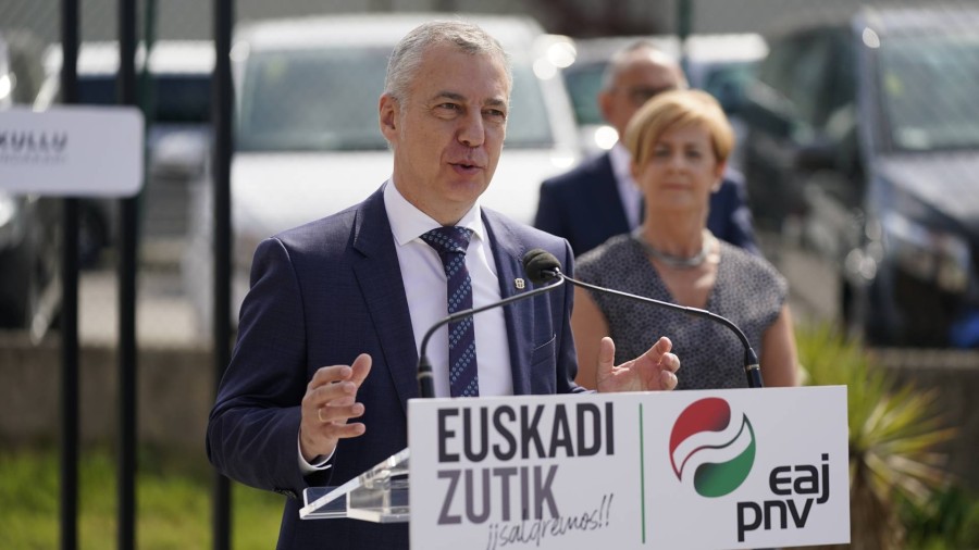 Urkullu se compromete a volver a situar la tasa de paro en Euskadi por debajo del 10% en la próxima legislatura Urkullu se compromete a volver a situar la tasa de paro en Euskadi por debajo del 10% en la próxima legislatura