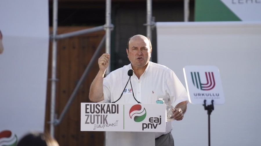Ortuzar llama a Araba a votar a EAJ-PNV para Ortuzar llama a Araba a votar a EAJ-PNV para