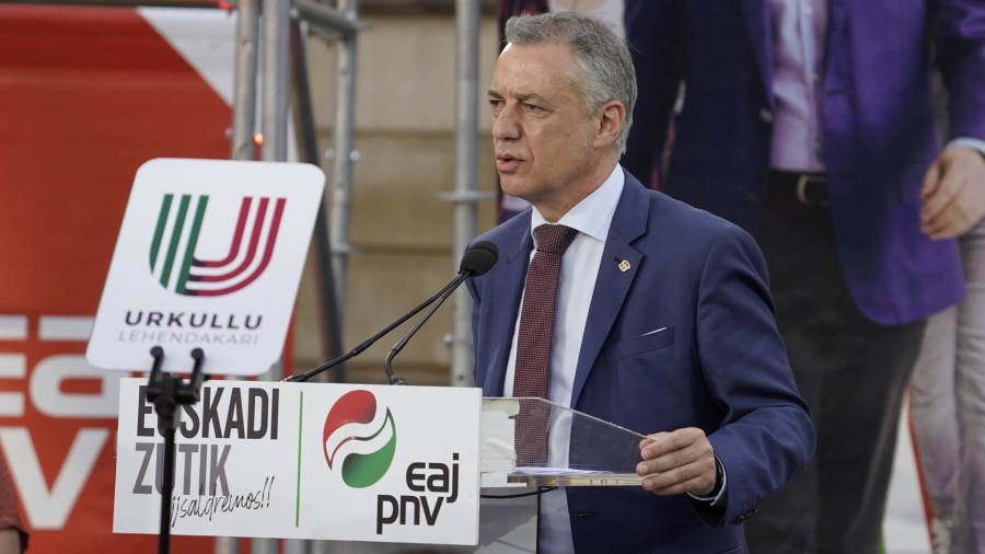 Urkullu recuerda en Gasteiz que vascas y vascos deben decidir el domingo Urkullu recuerda en Gasteiz que vascas y vascos deben decidir el domingo