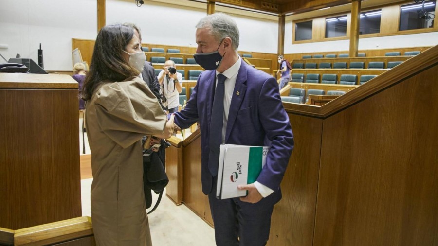 Iñigo Urkullu, reelegido Lehendakari con el respaldo de la mayoría absoluta del Parlamento Vasco