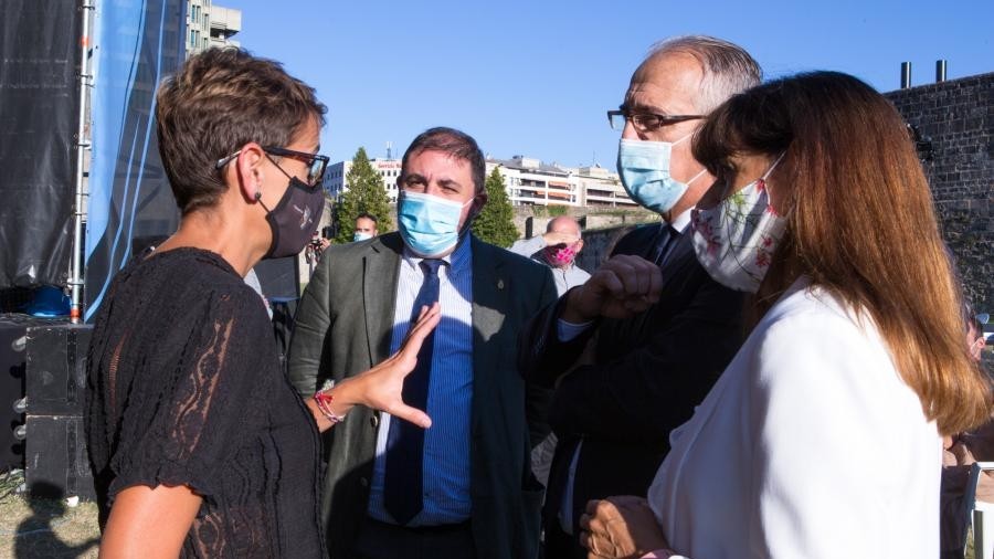 Unai Hualde asiste al acto de homenaje con motivo del Privilegio de la Unión Unai Hualde asiste al acto de homenaje con motivo del Privilegio de la Unión