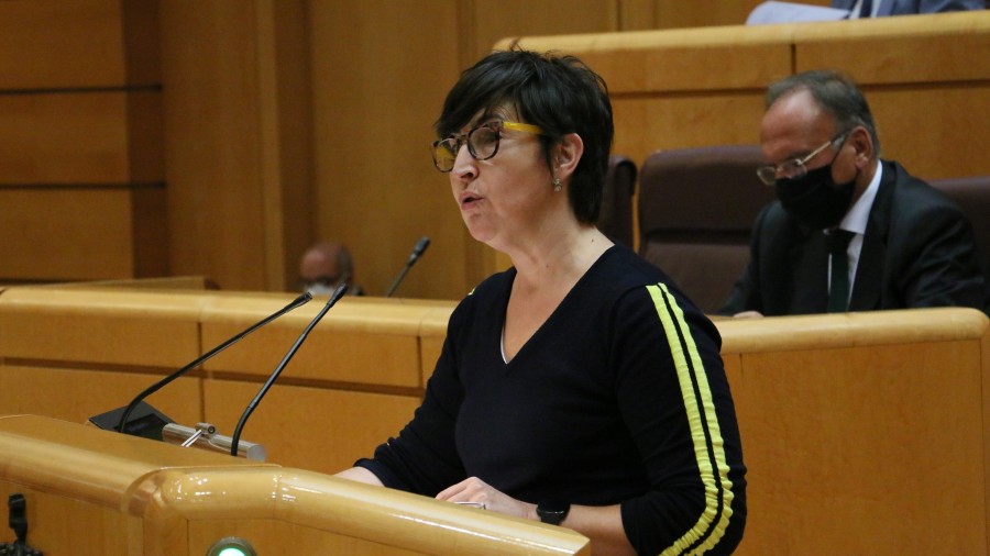 María Dolores Etxano emplaza al PP a dejar de lado mociones “populistas y poco creíbles” y apela a la importancia de la política presupuestaria María Dolores Etxano emplaza al PP a dejar de lado mociones “populistas y poco creíbles” y apela a la importancia de la política presupuestaria