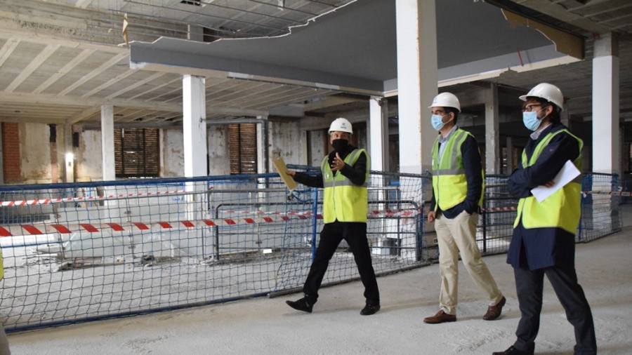 Arranca la segunda fase de las obras del Mercado de la Bretxa