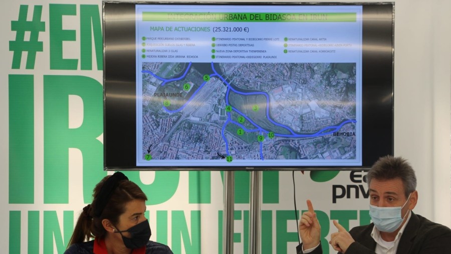 EAJ-PNV apuesta por integrar el Bidasoa en nuestra ciudad EAJ-PNV apuesta por integrar el Bidasoa en nuestra ciudad