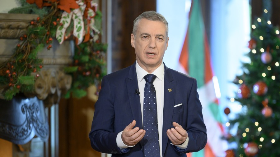 Mensaje de fin de año 2020 del Lehendakari Iñigo Urkullu Mensaje de fin de año 2020 del Lehendakari Iñigo Urkullu