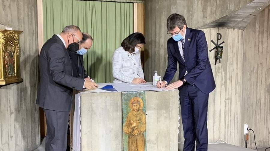 El Gobierno Vasco, la Diputación Foral de Álava, el Ayuntamiento de Vitoria-Gasteiz y la Diócesis de Vitoria acuerdan ubicar en la Iglesia San Francisco de Zaramaga el Centro Memorial de las Víctimas del 3 de marzo El Gobierno Vasco, la Diputación Foral de Álava, el Ayuntamiento de Vitoria-Gasteiz y la Diócesis de Vitoria acuerdan ubicar en la Iglesia San Francisco de Zaramaga el Centro Memorial de las Víctimas del 3 de marzo
