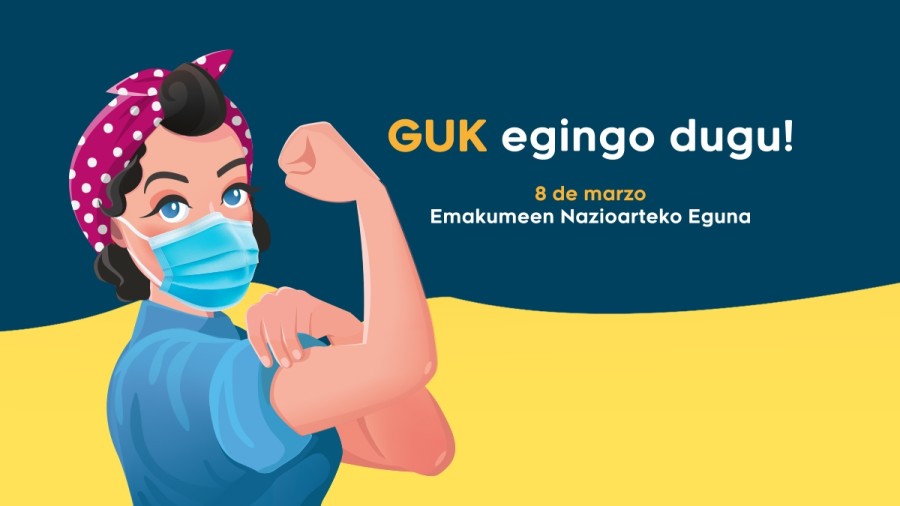 ‘GUK egingo dugu-NOSOTRAS lo haremos‘, lema de la campaña de EAJ-PNV para la celebración del 8 de Marzo ‘GUK egingo dugu-NOSOTRAS lo haremos‘, lema de la campaña de EAJ-PNV para la celebración del 8 de Marzo