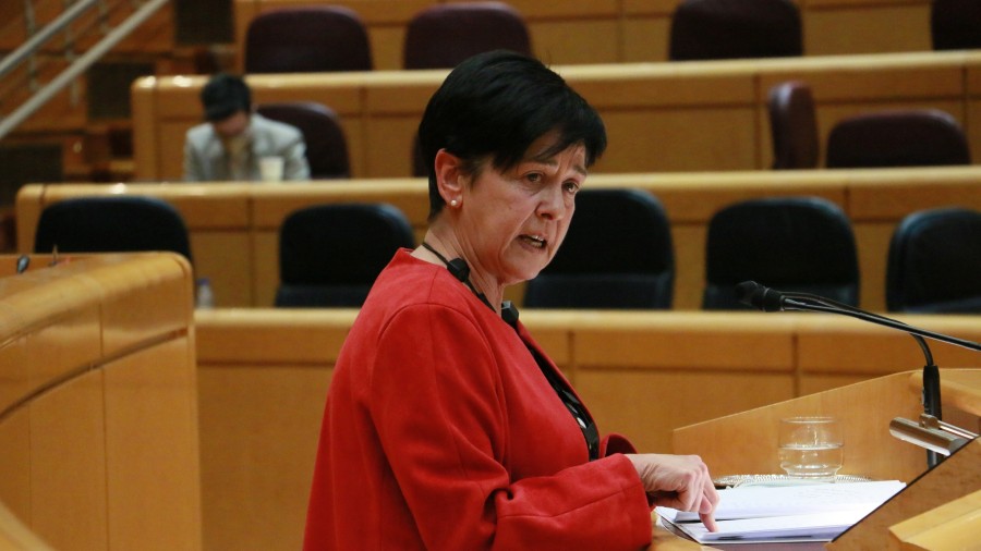 Nerea Ahedok migrazio-fenomenoa kudeatzen duten administrazioen arteko topagunea eskatu dio Gobernu zentralari