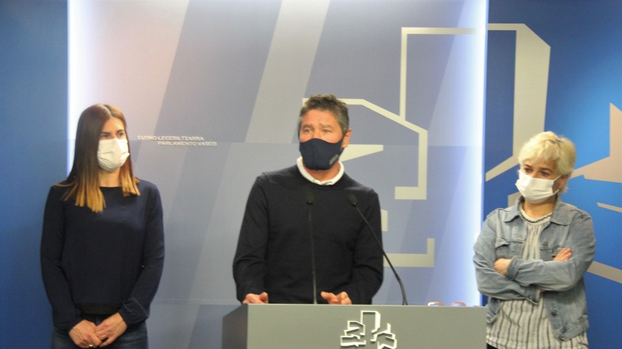 EAJ-PNVk adierazpen bat izenpetu du Legebiltzarrean, EAEko Justizia Auzitegi Nagusiak Irunen euskararen aurka emandako epaia gaitzesteko
