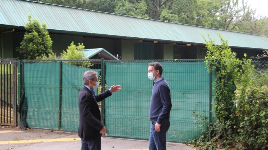 El PNV de Irun propone acondicionar las pistas de tenis de San Marcial - Txingudi
