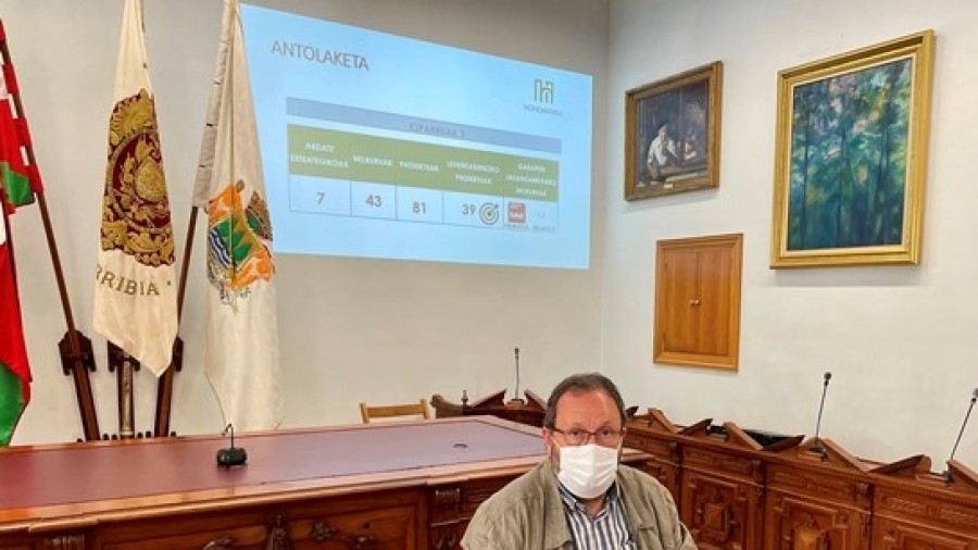 Pandemiak baldintzatutako Agintaldi Plan Eguneratua aurkeztu du Txomin Sagarzazu Alkateak